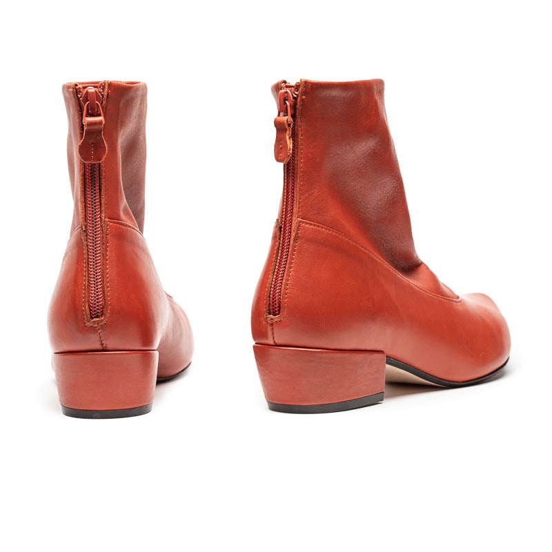ARLINDA Rust | Leather Boots | Tracey Neuls