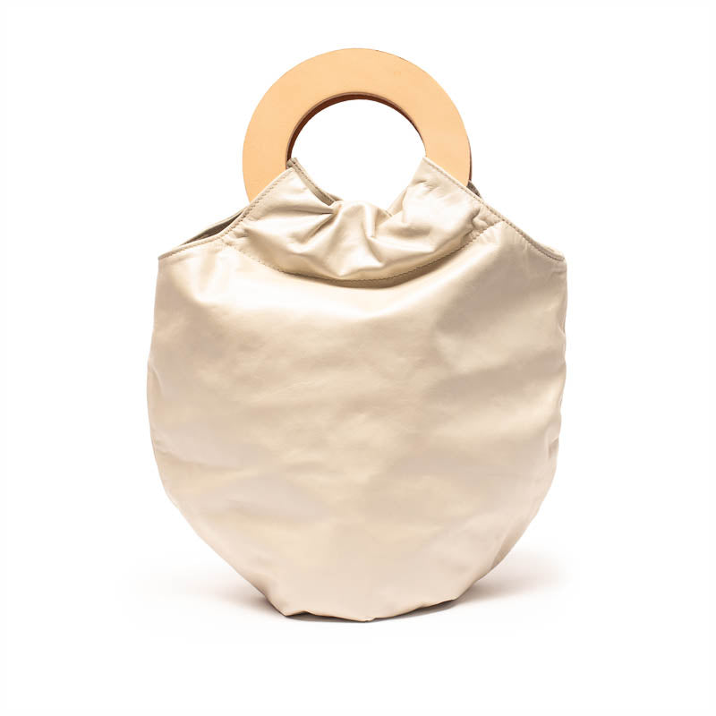BIG SISTER | Cream Leather Bag | Tracey Neuls