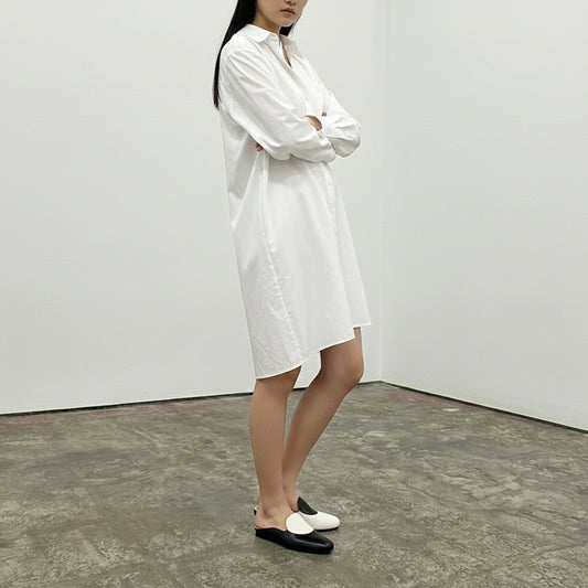 CUDDY DOT Spectator | Leather Slip On Mule