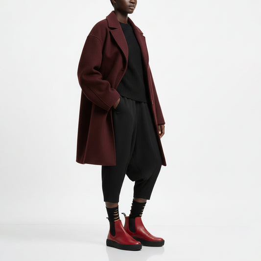 GEORGE PLATFORM Oxblood | Leather Chelsea Boots | Tracey Neuls