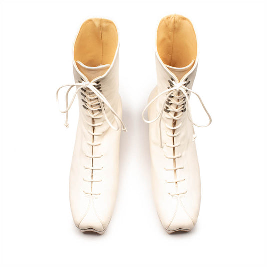 JONES Parchment | Wedge Boots | Tracey Neuls