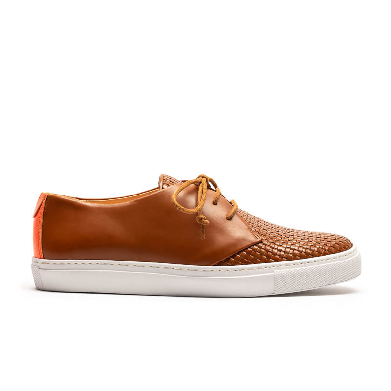 KARL Cigar | Brown Leather Sneaker | Tracey Neuls