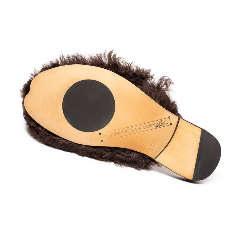 LALA Mangosteen | Shearling Mule | Tracey Neuls