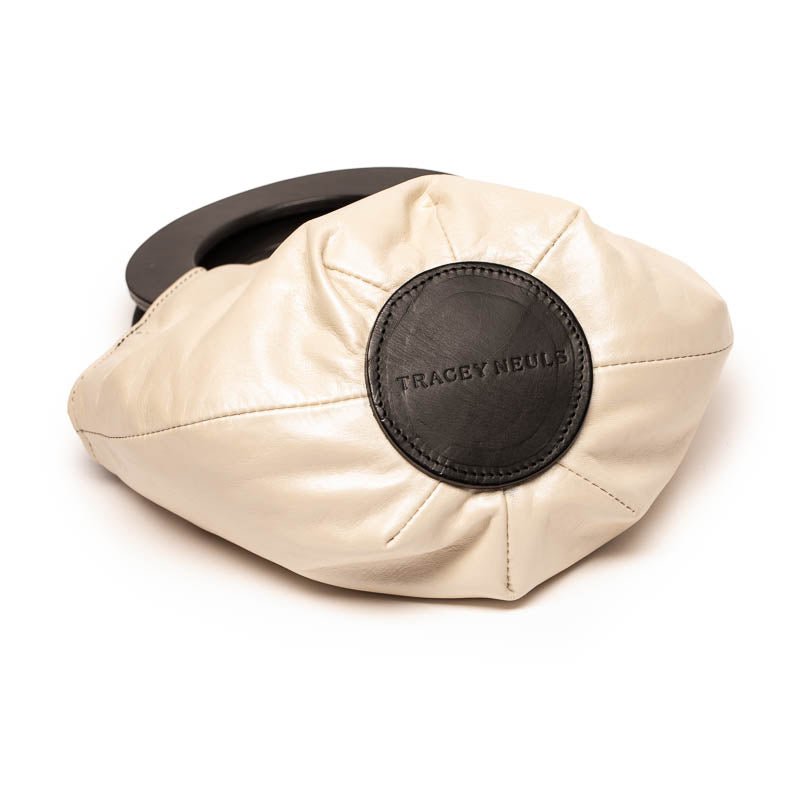 LOOPY BIG SISTER | Reversible Cream Leather Bag | Tracey Neuls
