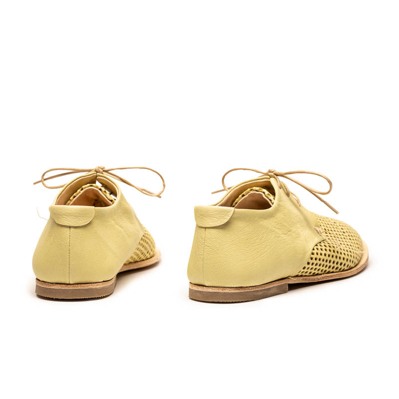 MANNY Lime | Perforated Derby | Tracey Neuls
