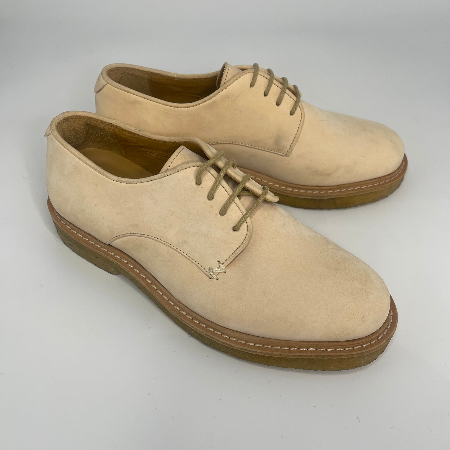 SAMPLE 37 PABLO Dough | Leather Crepe Derby