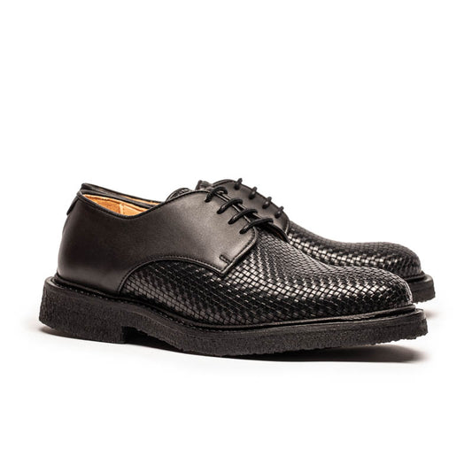 PABLO Sugiban | Woven Leather Derby