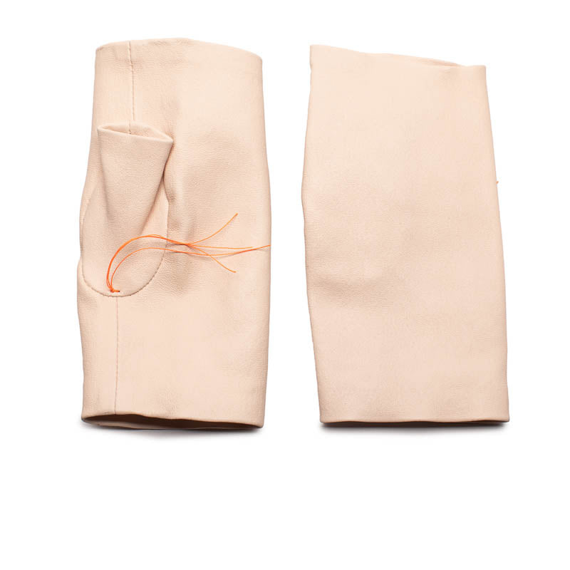 Fingerless Gloves | Porcelain Leather | Tracey Neuls