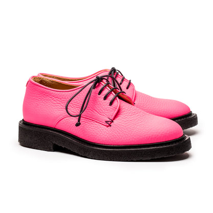 PABLO Neon Pink Leather Chunky Shoes Tracey Neuls