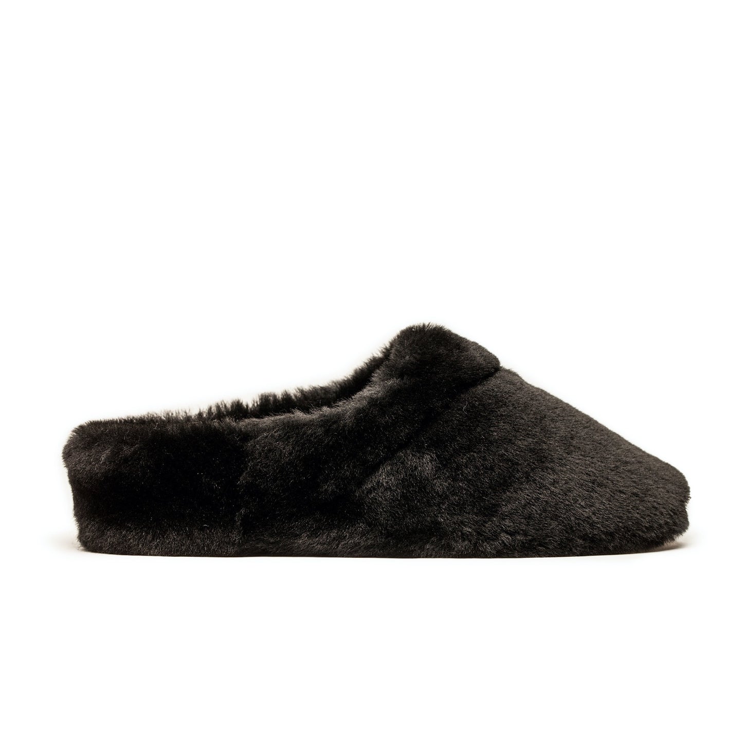 SLIPPERS Black | Shearling | Tracey Neuls
