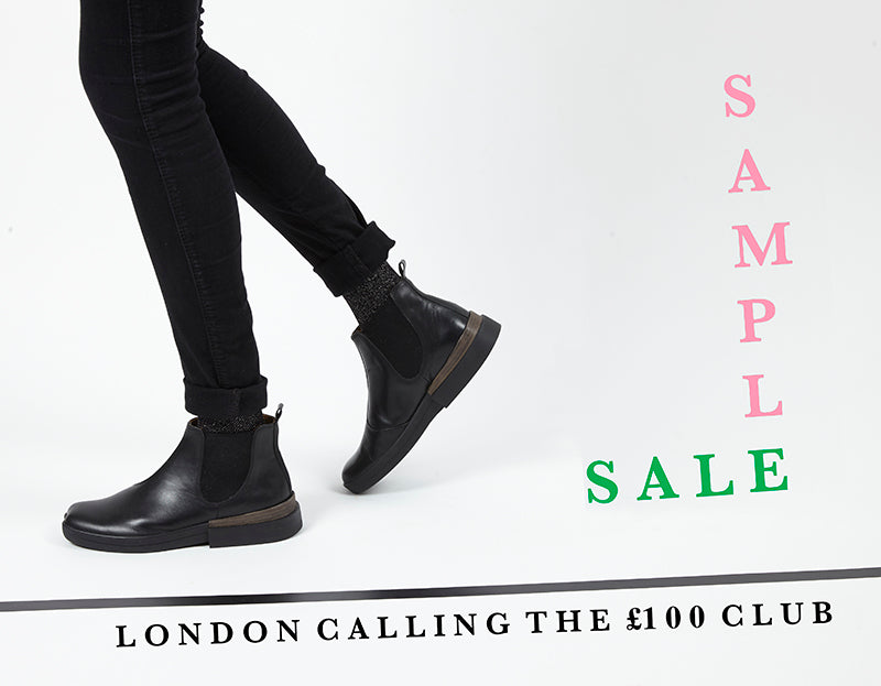 Tracey Neuls The Clash inspired Sample Sale flyer