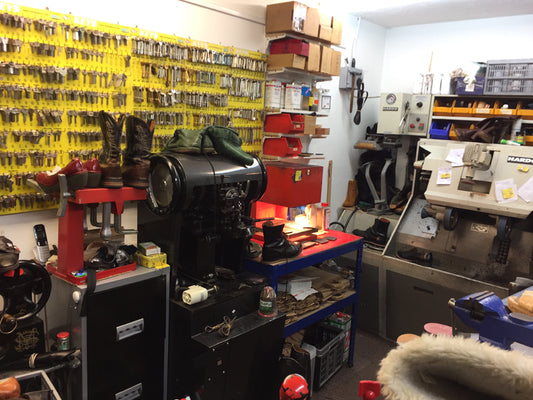 the best cobbler in the UK, Courtyard Shoe repairs in lewes