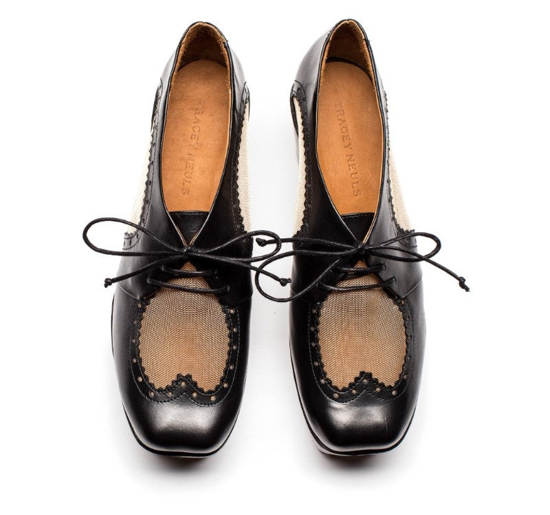 Two hearts on Tracey Neuls Hal, platform wedge brogue