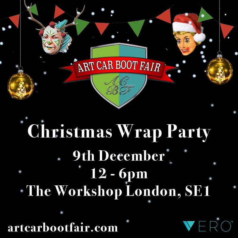 Art Car Boot Fair Christmas Wrap Party