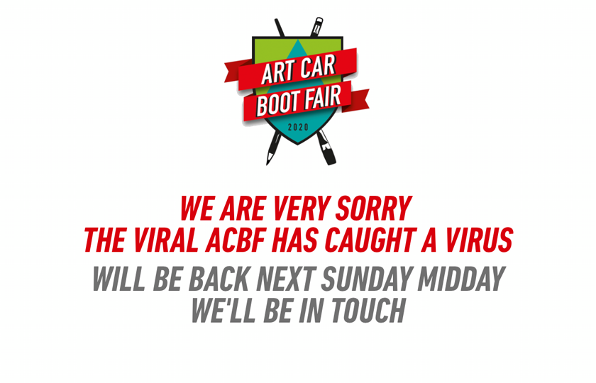 The Virtual Art Car Boot Fair | 2020