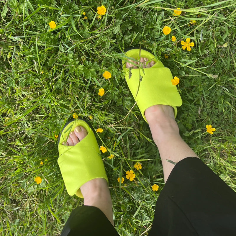 neon sandals, summer sandals 2022