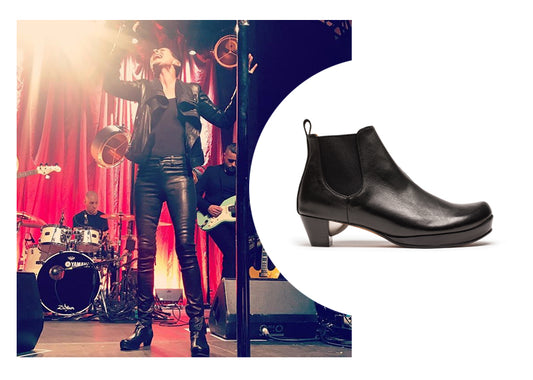 Lisa Stansfields shoes Lisa wears out our Tracey Neuls Prince Petrol and Snug Boot 
