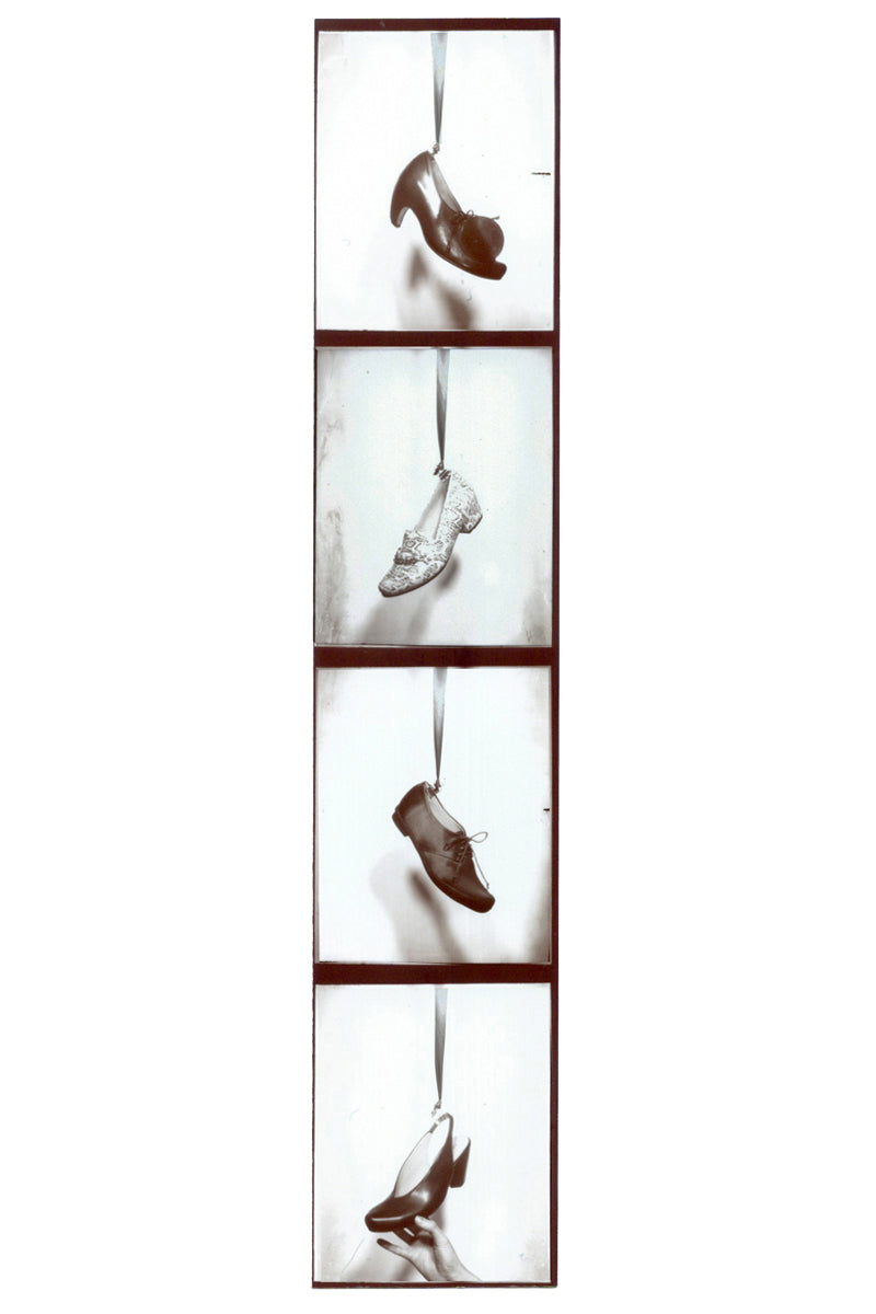Shoes in a photobooth Tracey Neuls