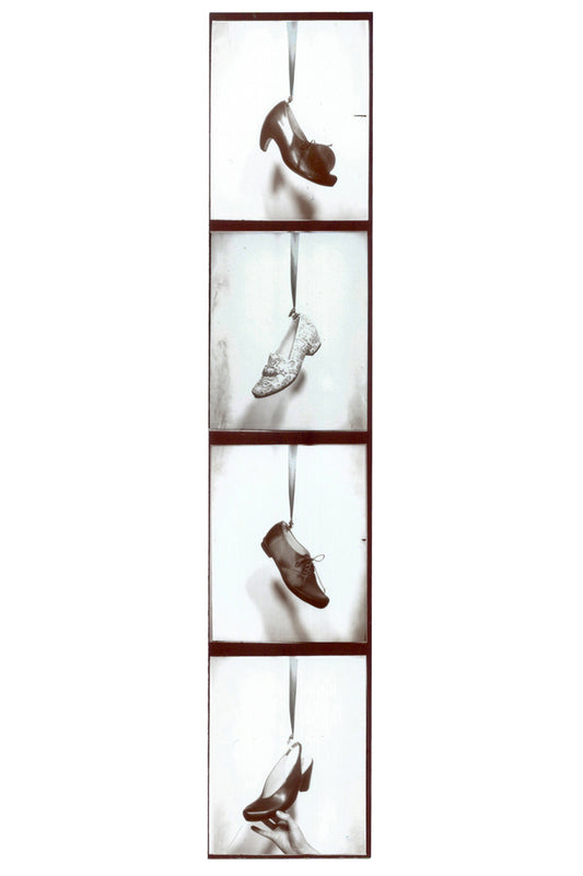 Shoes in a photobooth Tracey Neuls