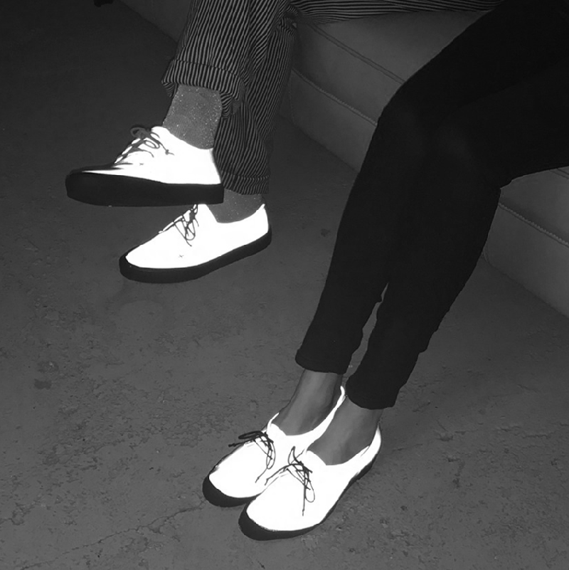This Christmas, the Tracey Neuls London Designer Cycling Collection Shoes Are Perfect Gifts for Those Seeking Originality and Style on Top of Tech Gear Practicality. Our Men's and Women's Leather Sneakers Are Made Entirely of 3M Reflective Textile and Ful
