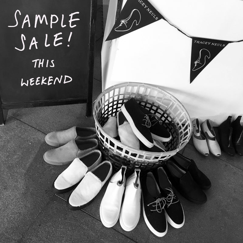 SAMPLE SALE GREENWICH PENINSULA Christmas market Tracey Neuls Shoes