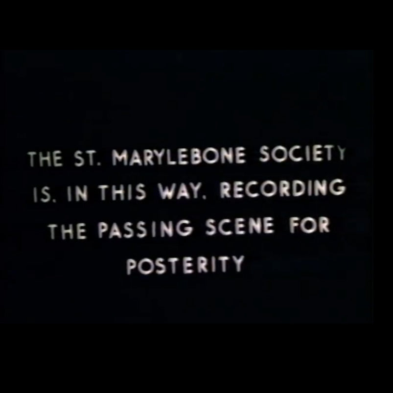 St Marylebone Society in 1952