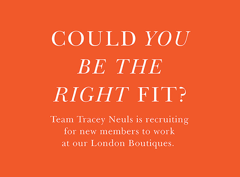 Premium British women's and men's footwear and accessory design company Tracey Neuls recruiting new retail staff