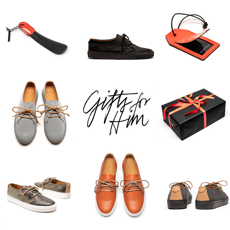 Gift ideas for men this Christmas, shoe horns and amazing shoes