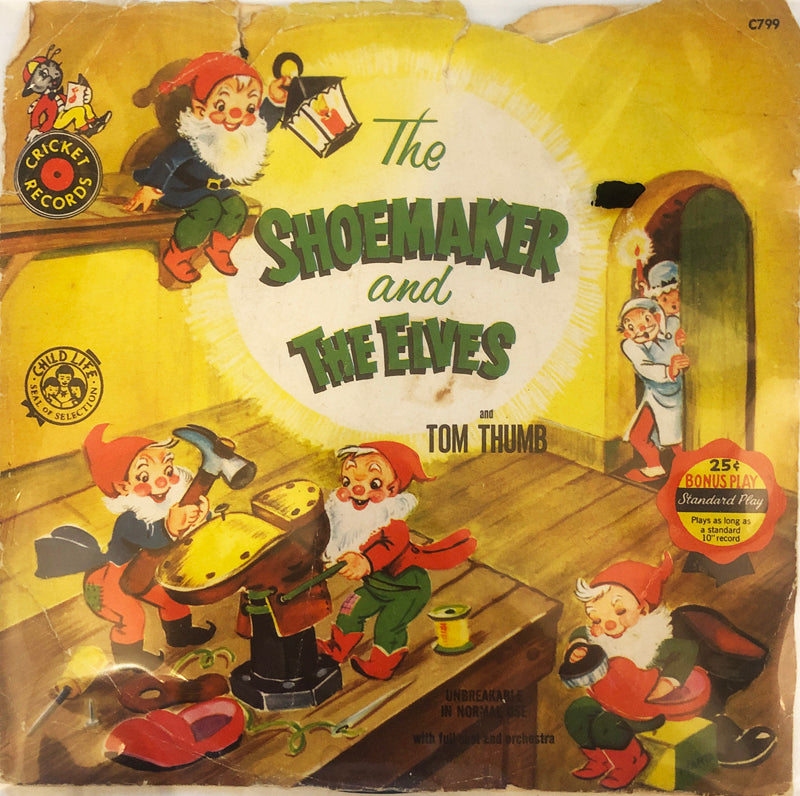 The Shoemaker and the elves record sleeve