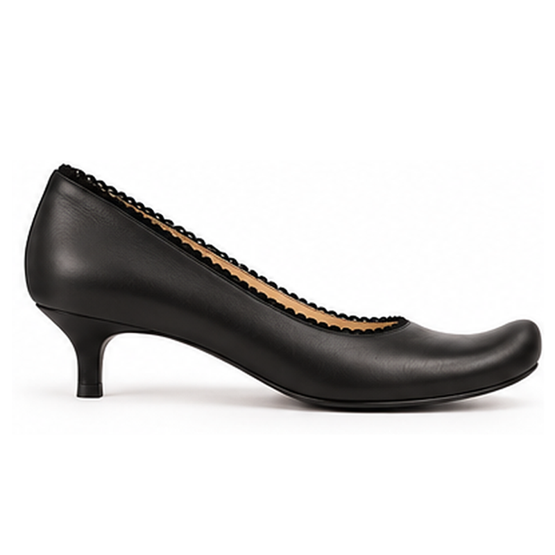 SUNBEAM Black | Leather Pumps