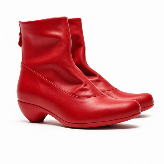 ARLO Red | Leather Boots