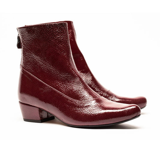 ARLINDA Bordeaux | Soft Patent Leather Boots | Tracey Neuls