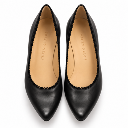 SUNBEAM Black | Leather Pumps