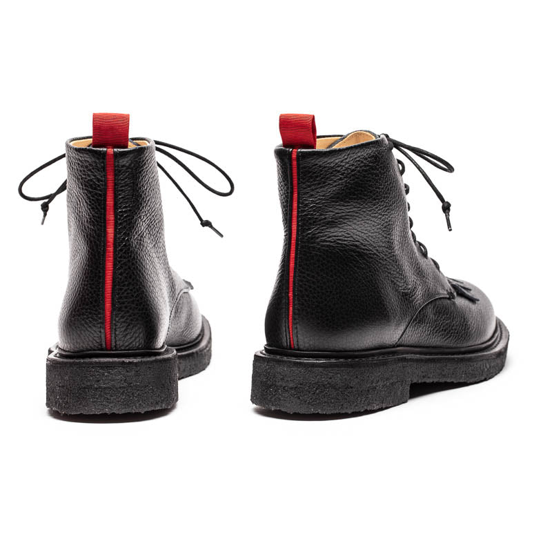 SS24 ROPER Smoke | Leather Boots | Tracey Neuls