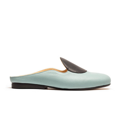 CUDDY DOT Egg Blue | Leather Mule | Tracey Neuls