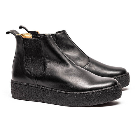 GEORGE Platform | Black Leather Chelsea I Tracey Neuls