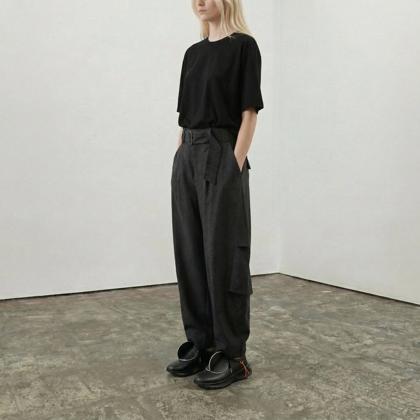 DOT Black | Leather Sneakers | Tracey Neuls