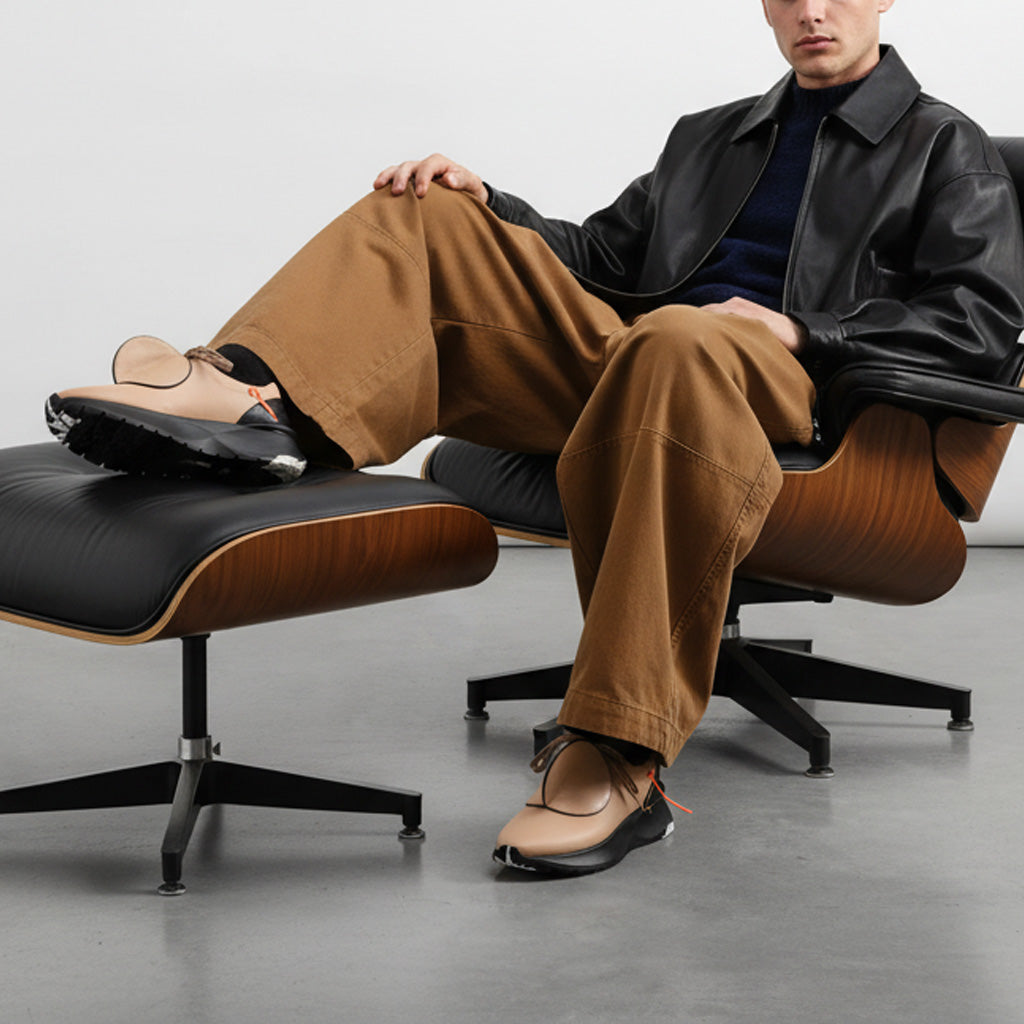 DOT Natural | Leather Sneakers