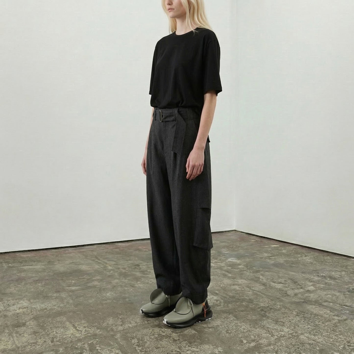 DOT Scrubs | Leather Sneakers | Tracey Neuls