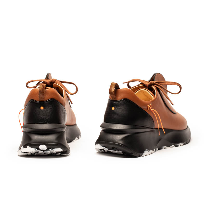 SS25_04 2 DOT Nut | Leather Sneakers | Tracey Neuls