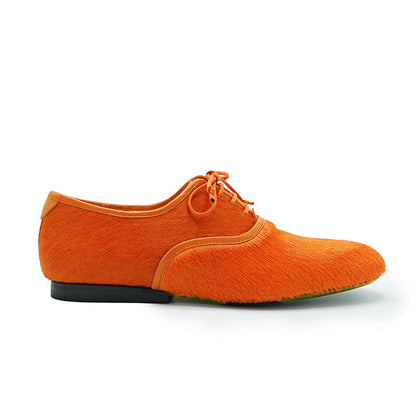 SS25_40 DUTRONC Pumpkin | Orange Leather Derby | Tracey Neuls