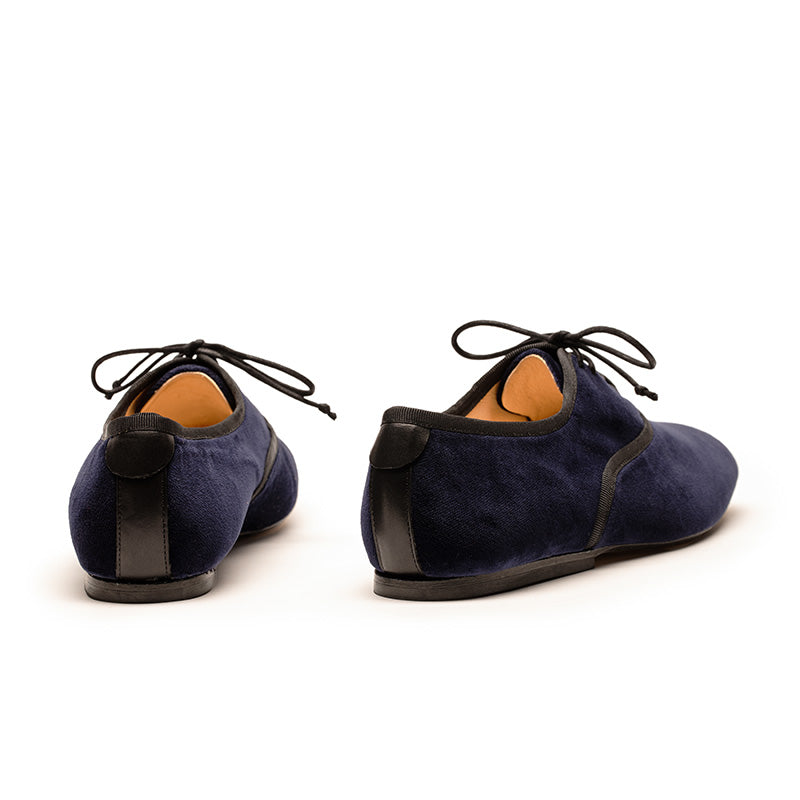 DUTRONC Jay | Navy Velvet Derby | Tracey Neuls