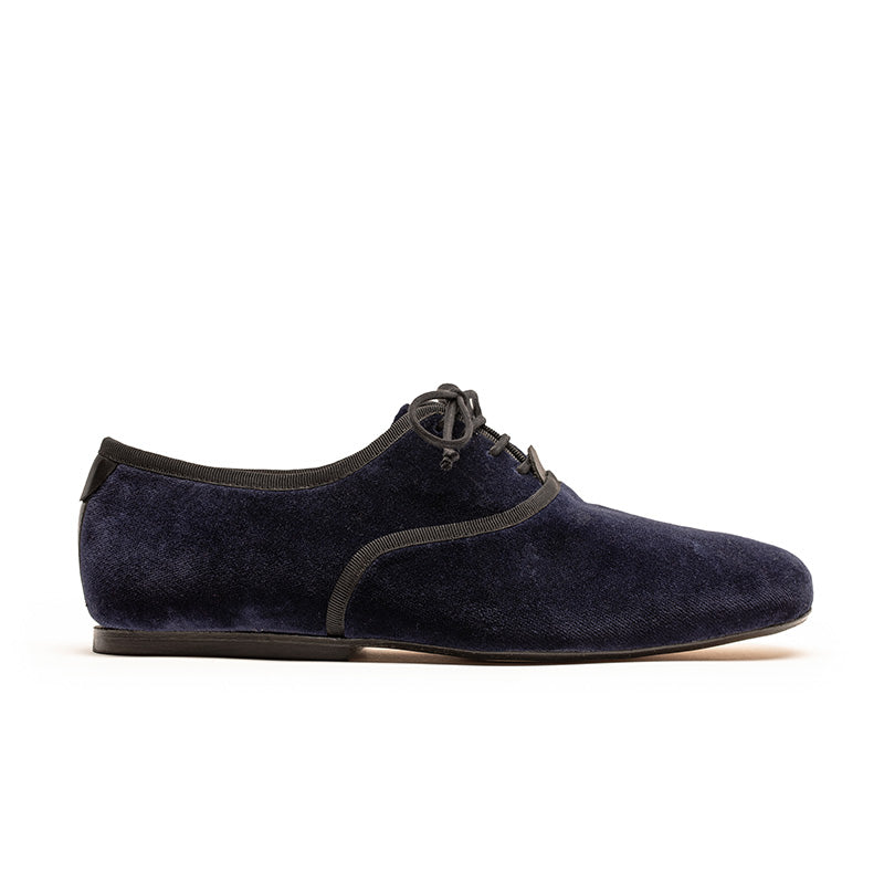 DUTRONC Jay | Navy Velvet Derby | Tracey Neuls