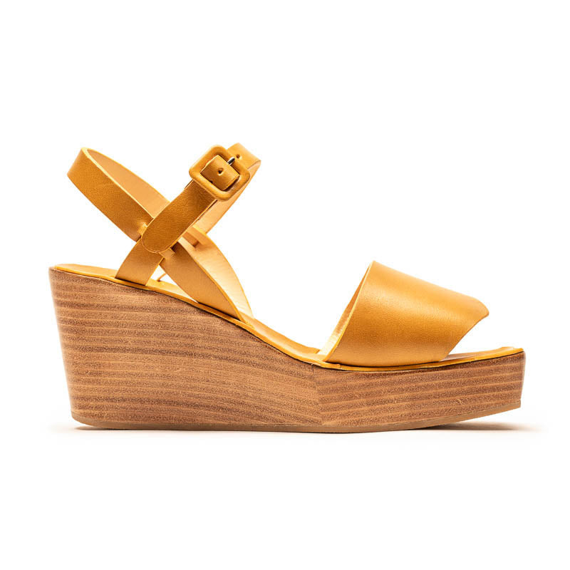 SS25_12 FEDE Flax | Leather Sandal | Tracey Neuls