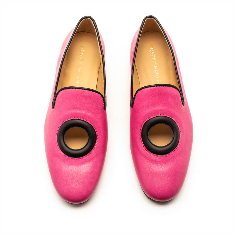 SS24 FONTANA Bubblegum | Leather Loafers | Tracey Neuls