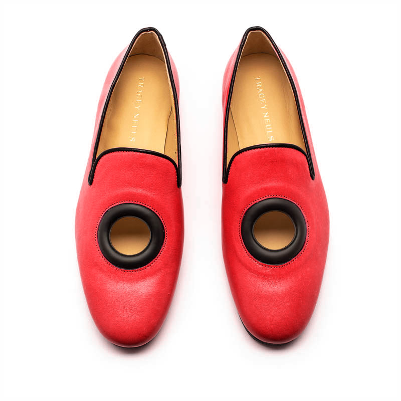 SS24 FONTANA Tomato | Leather Loafers | Tracey Neuls