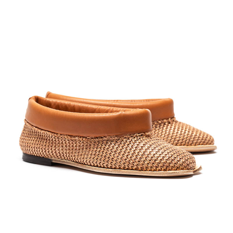SAMPLE 37 GAIL Cappuccino | Knit Sandal
