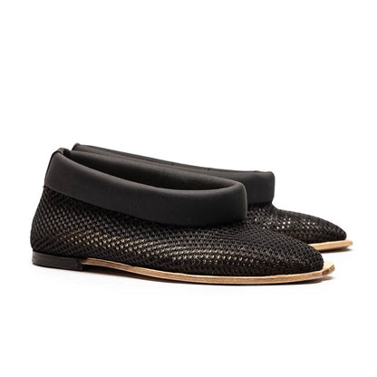 SAMPLE 37 GAIL Black | Knit Sandal