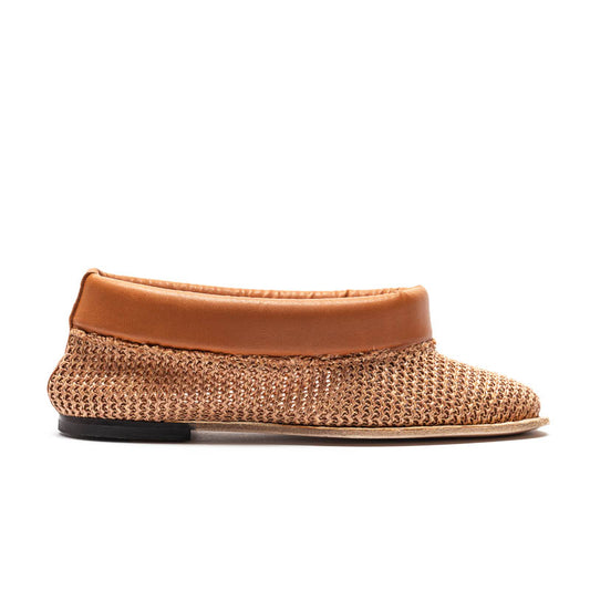 SAMPLE 37 GAIL Cappuccino | Knit Sandal