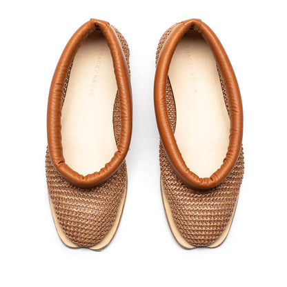 SAMPLE 37 GAIL Cappuccino | Knit Sandal